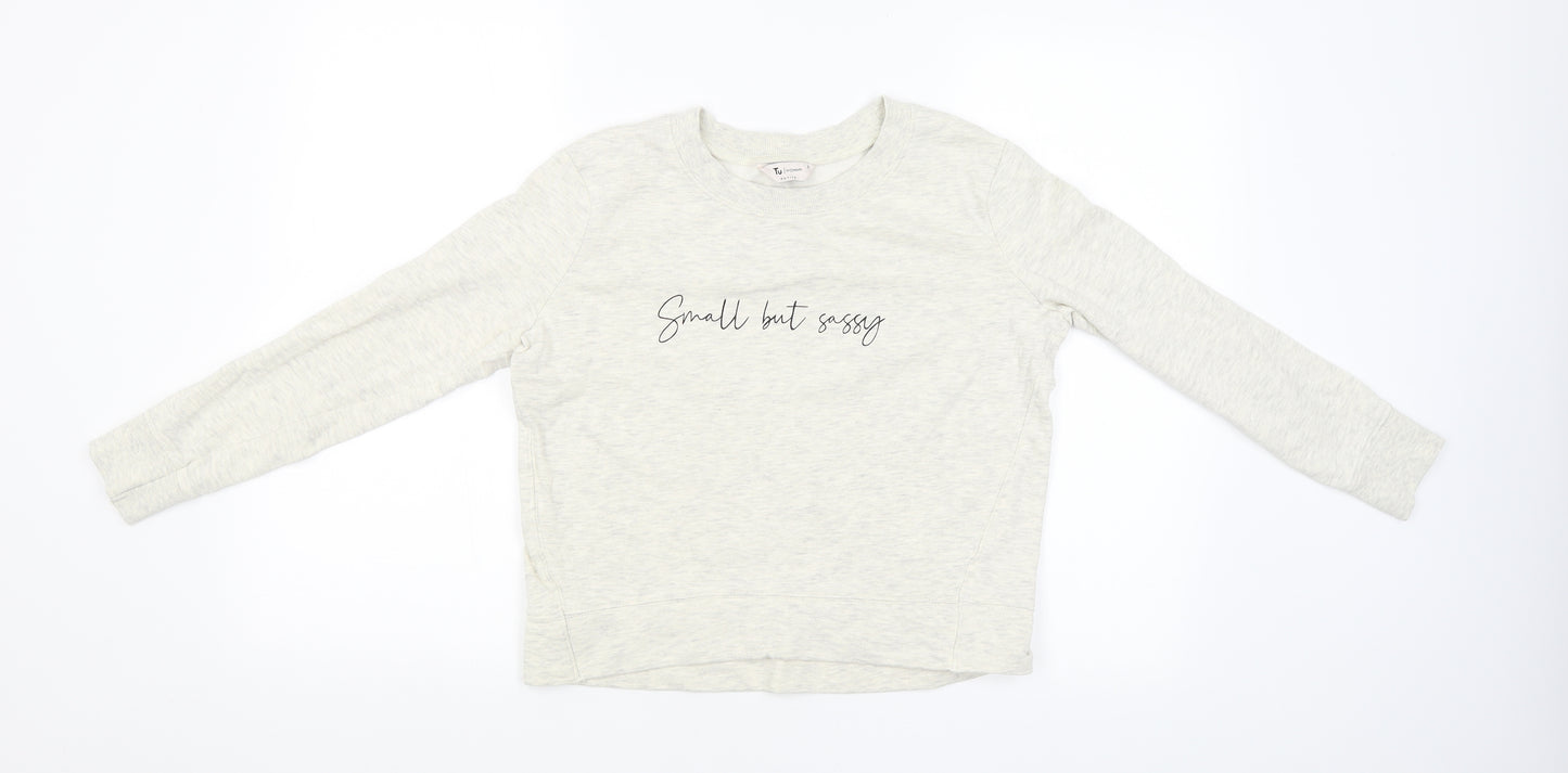 TU Womens White   Pullover Jumper Size 6