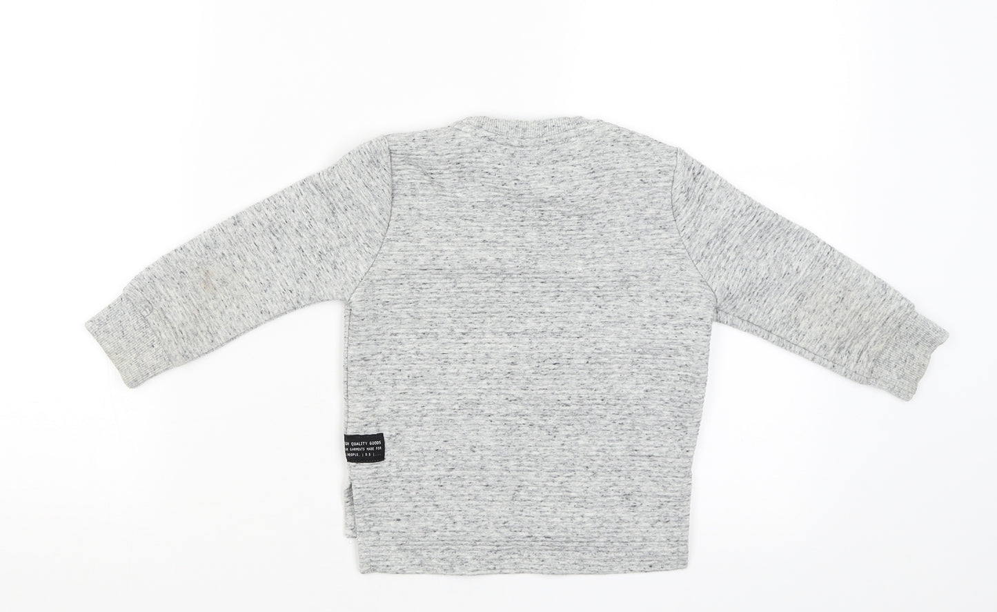 Primark Boys Grey   Pullover Jumper Size 2-3 Years