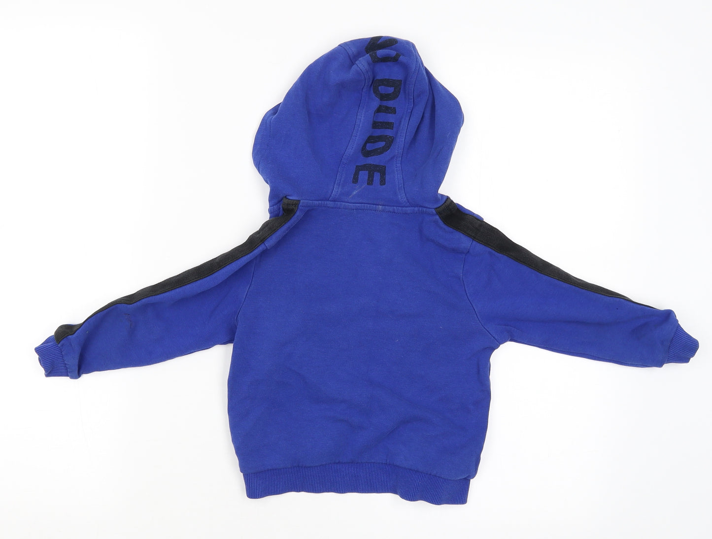 George Boys Blue   Full Zip Hoodie Size 3-4 Years
