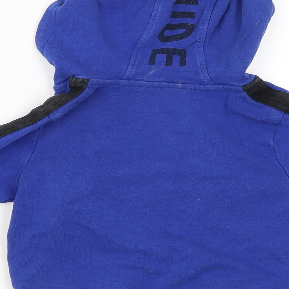 George Boys Blue   Full Zip Hoodie Size 3-4 Years
