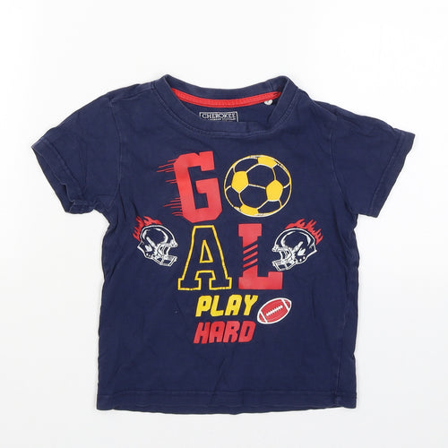 Cherokee Boys Blue   Pullover T-Shirt Size 5-6 Years  - Goal