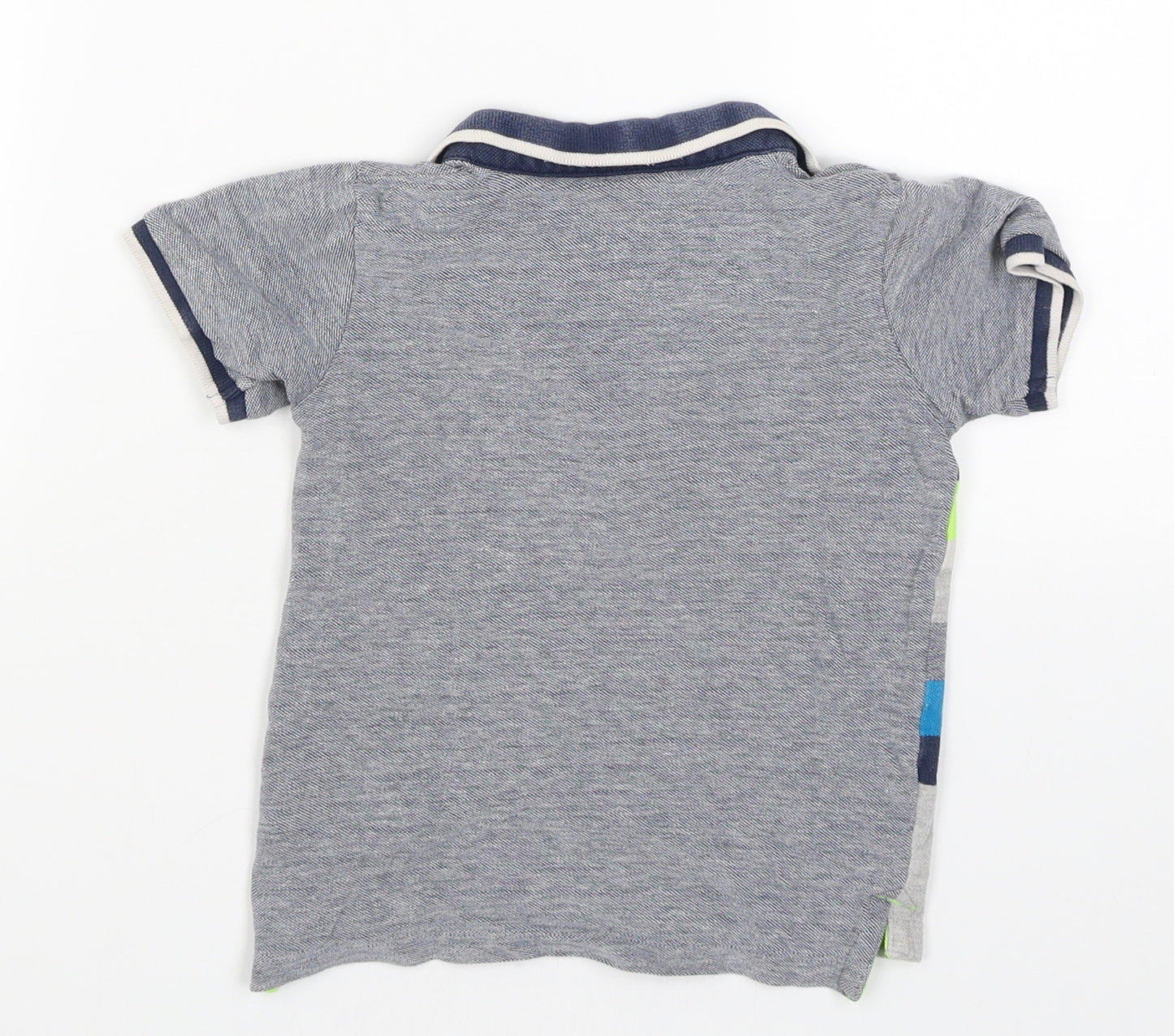 Matalan Boys Grey Striped  Pullover T-Shirt Size 3-4 Years