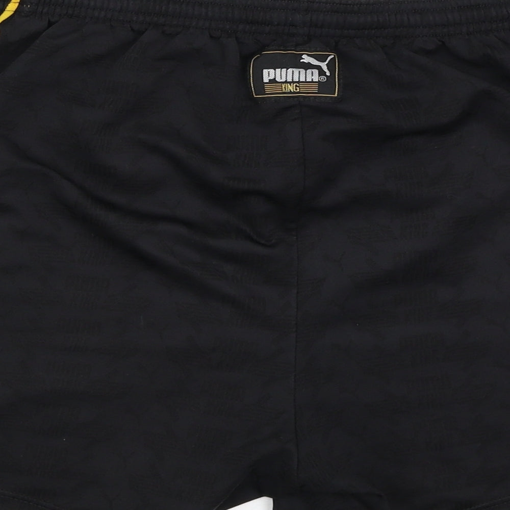 PUMA Mens Black   Sweat Shorts Size XL