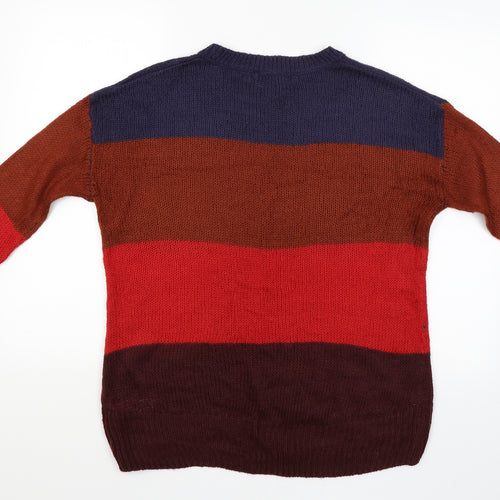 New Look Womens Multicoloured Striped  Pullover Jumper Size S