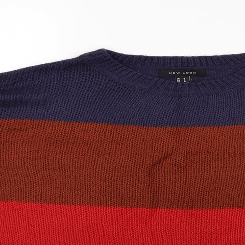 New Look Womens Multicoloured Striped  Pullover Jumper Size S