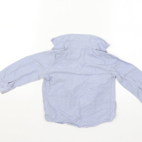Primark Boys Blue   Basic Dress Shirt Size 2-3 Years