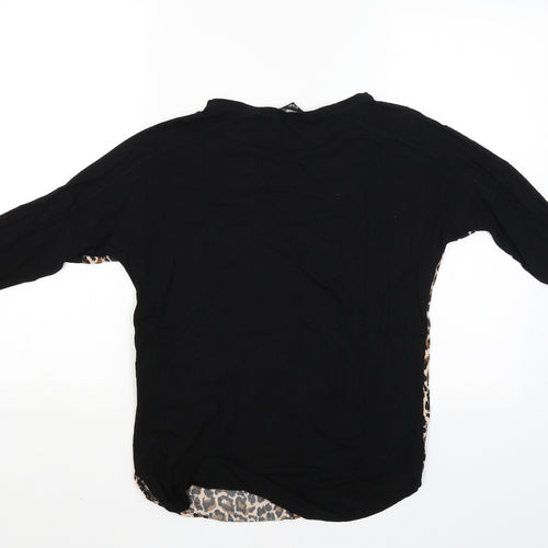 F&F Womens Multicoloured Animal Print  Basic Blouse Size 8