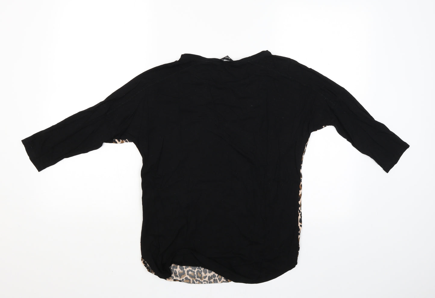 F&F Womens Multicoloured Animal Print  Basic Blouse Size 8