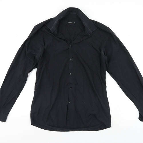 Cedar Wood State Mens Black    Button-Up Size 17