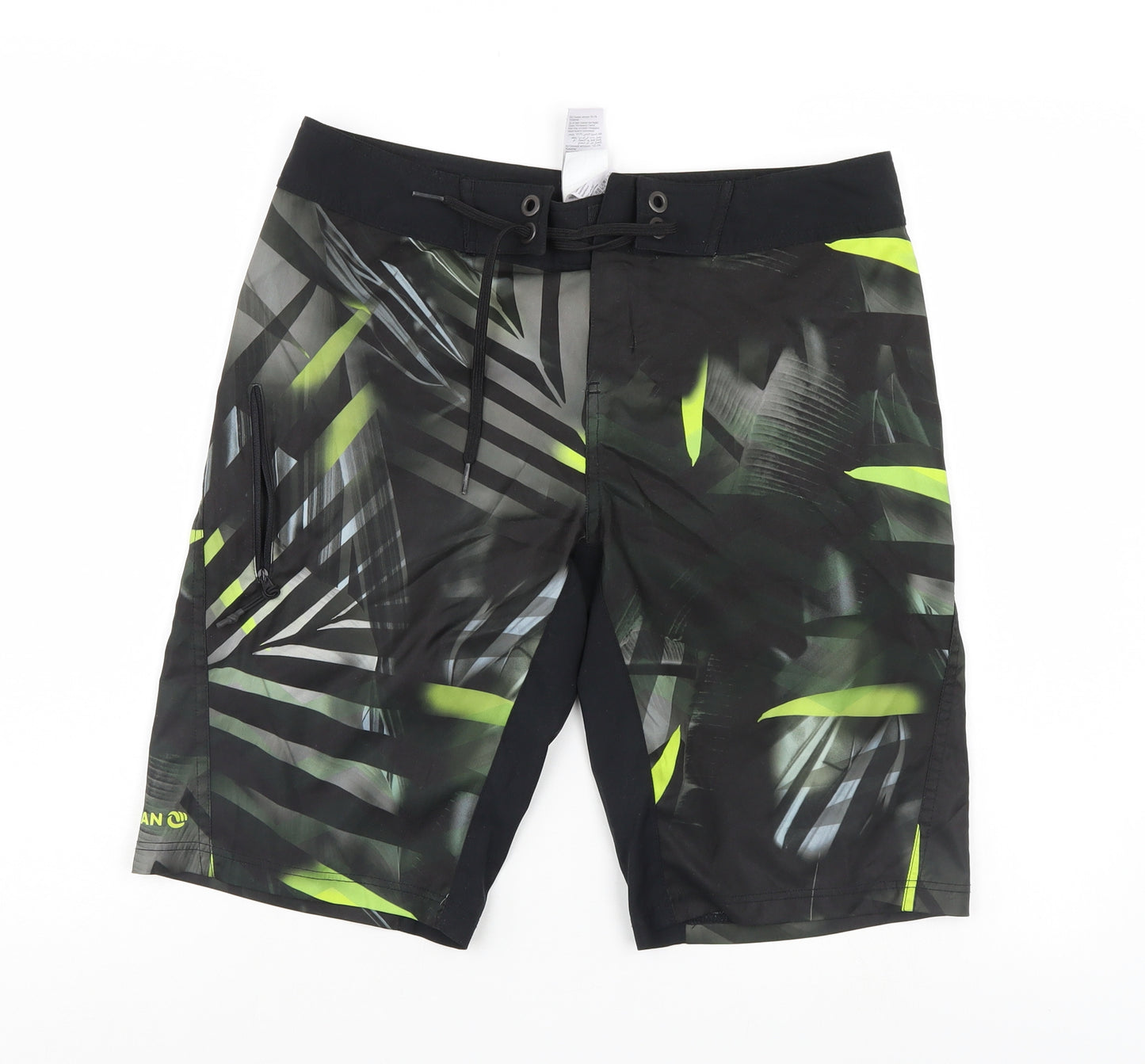 DECATHLON Mens Multicoloured Floral  Bermuda Shorts Size M