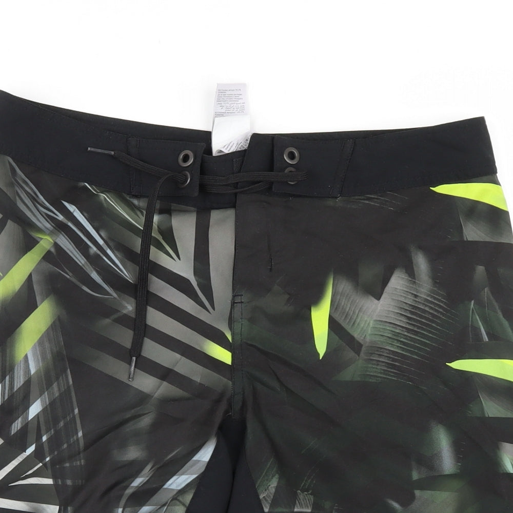 DECATHLON Mens Multicoloured Floral  Bermuda Shorts Size M