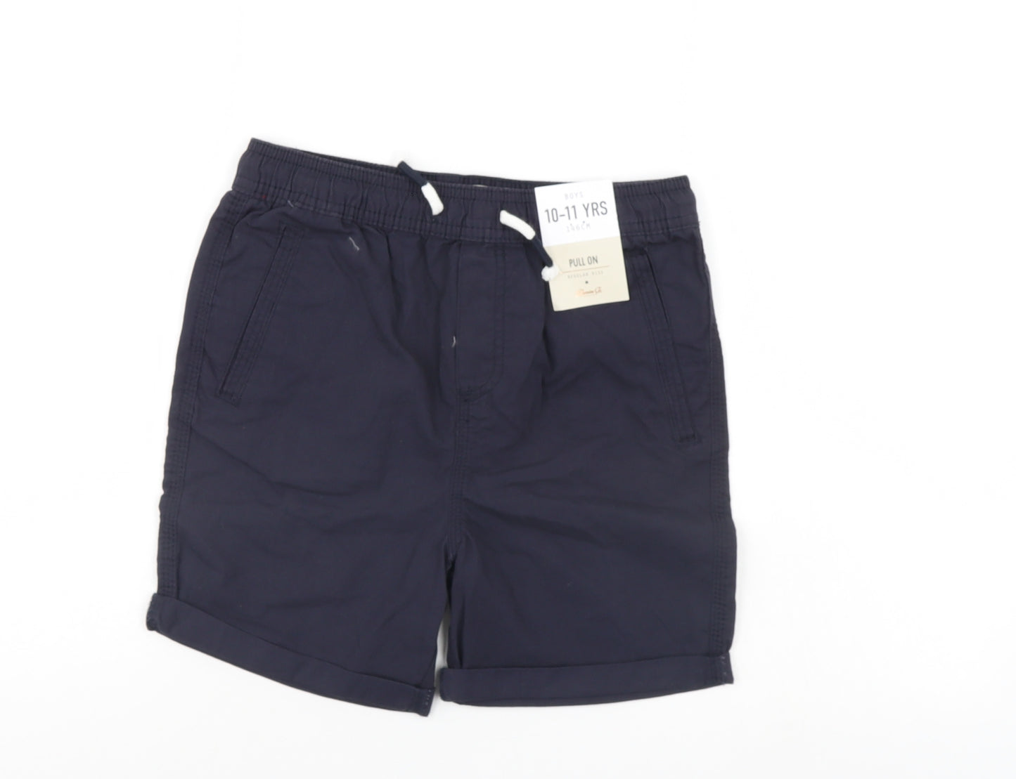 Denim & Co. Boys Blue   Chino Shorts Size 10-11 Years