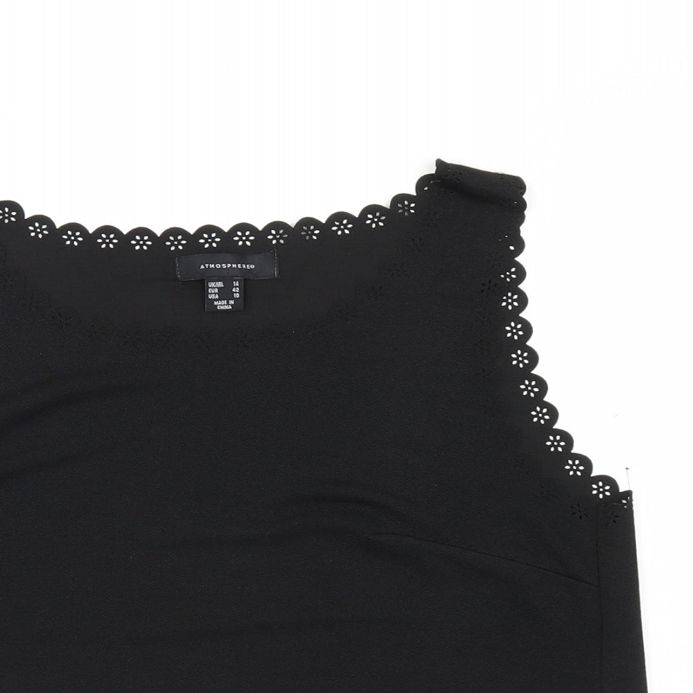 Atmosphere Womens Black   Basic Tank Size 14