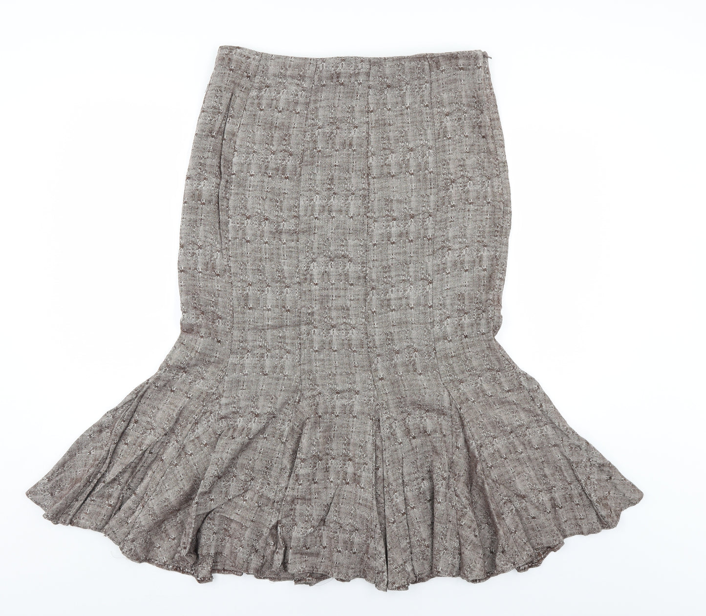Marks and Spencer Womens Brown   Tulip Skirt Size 14