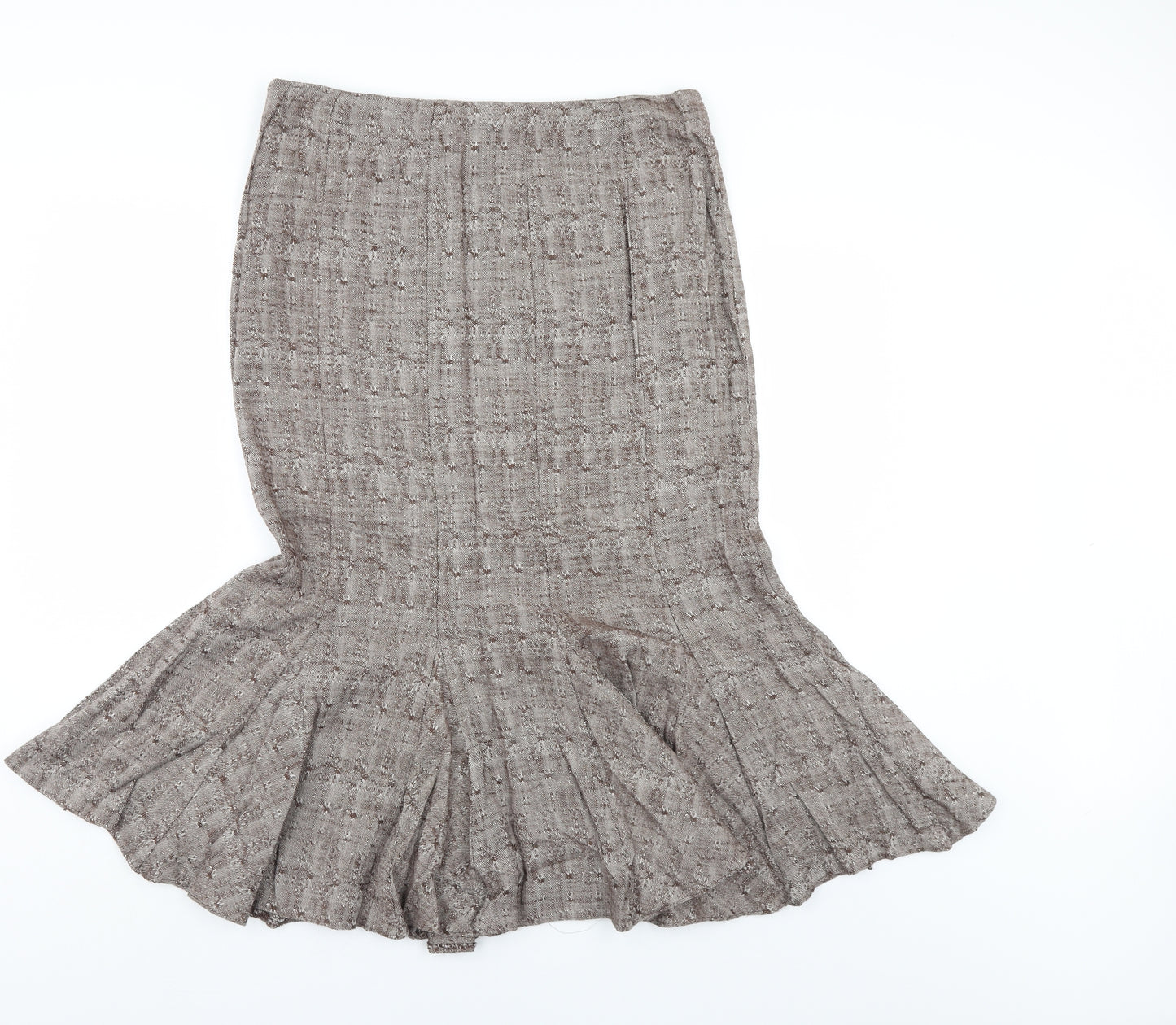 Marks and Spencer Womens Brown   Tulip Skirt Size 14