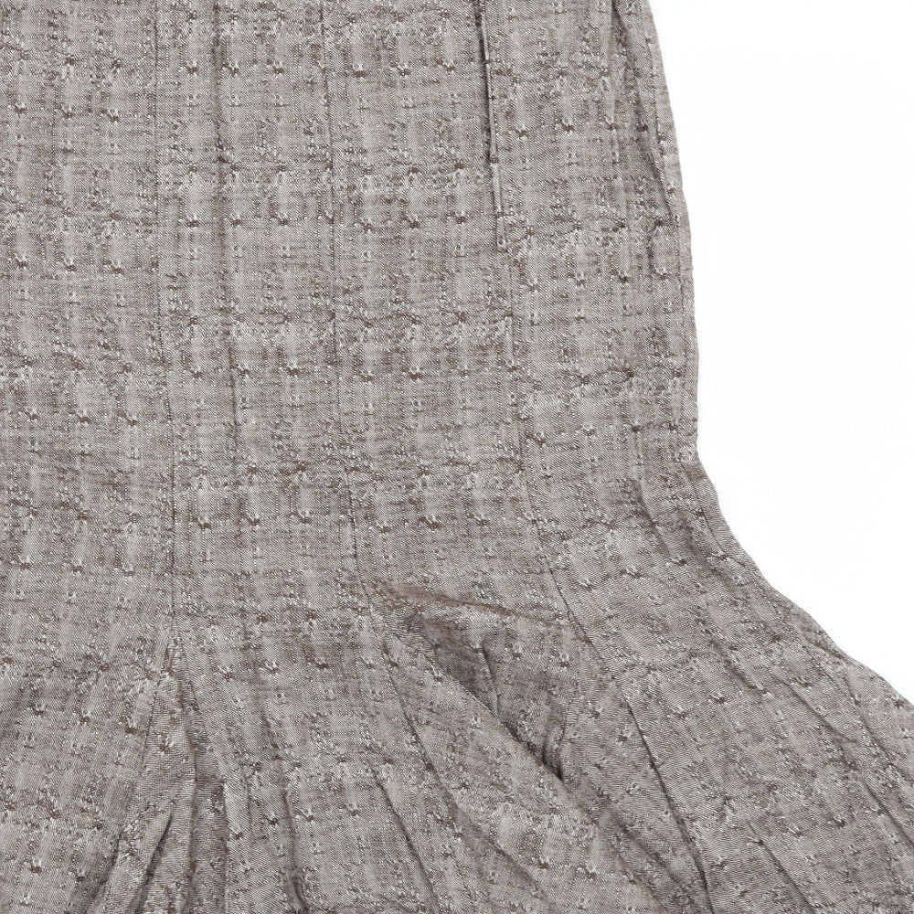 Marks and Spencer Womens Brown   Tulip Skirt Size 14