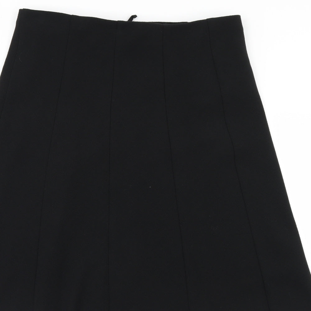 Marks and Spencer Womens Black   A-Line Skirt Size 14