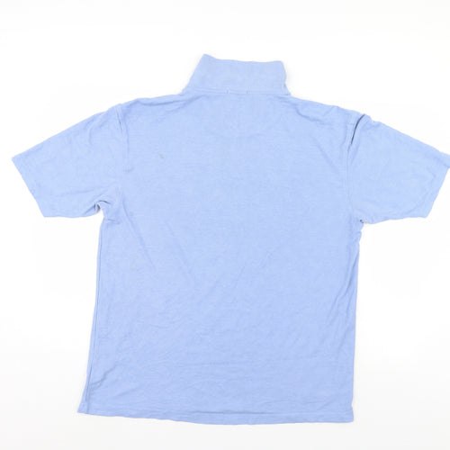 Cedar Wood State Mens Blue    Polo Size L
