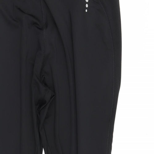 TU Womens Black   Cropped Leggings  L20 in