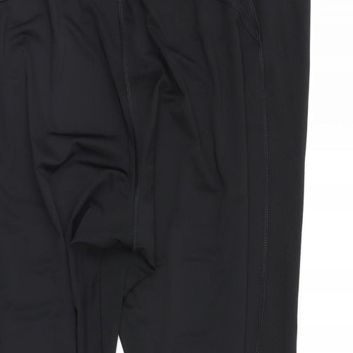 TU Womens Black   Cropped Leggings  L20 in