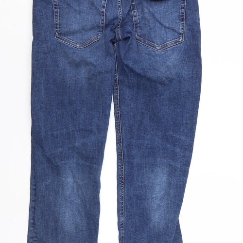 Preworn Mens Blue  Denim Straight Jeans Size 30 L27 in
