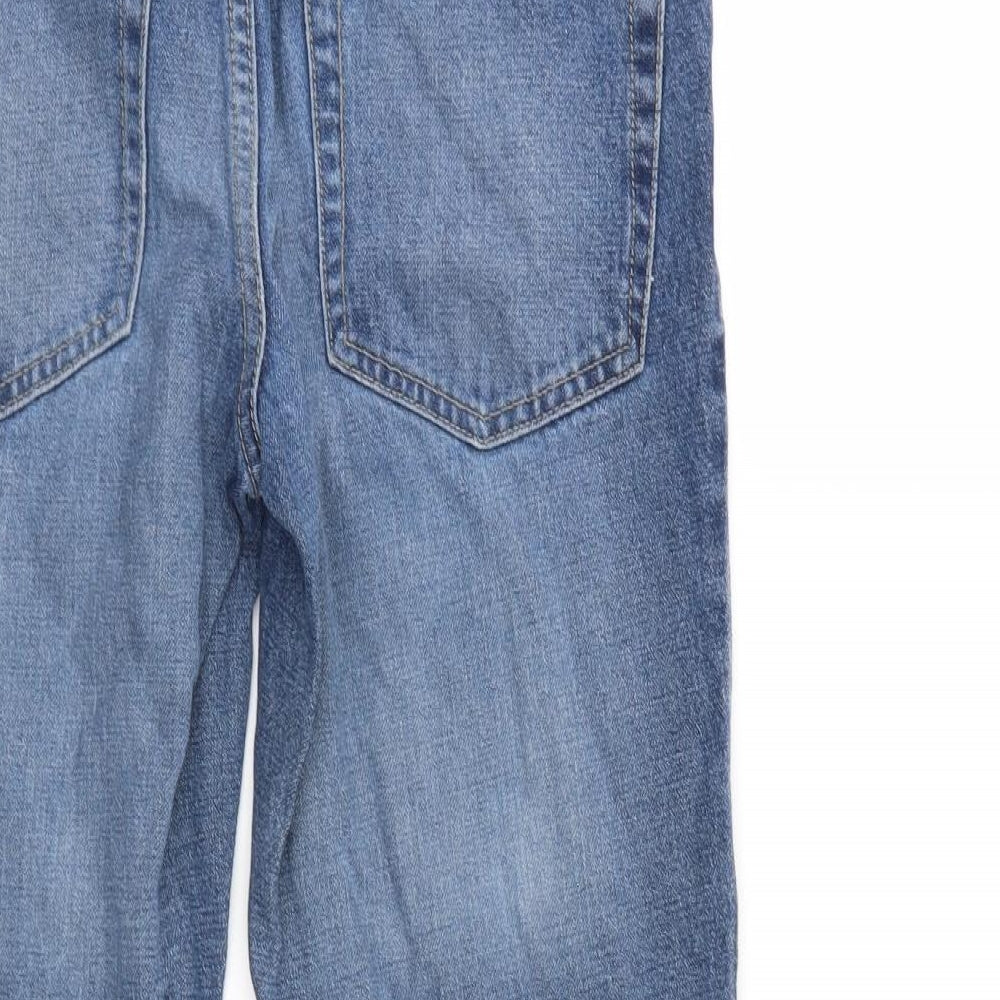 George Mens Blue  Denim Cropped Jeans Size 30 L25 in
