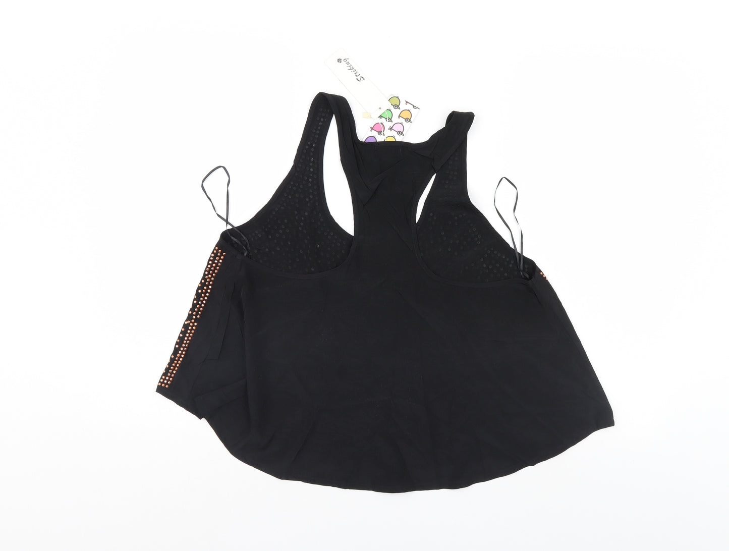 Striking Womens Black   Basic T-Shirt Size M