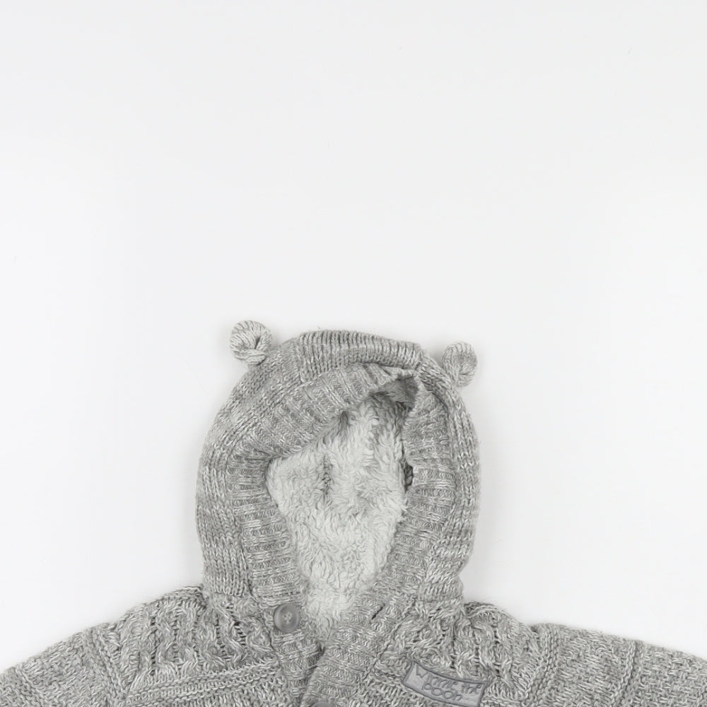 George Boys Grey   Jacket Coatigan Size 0-3 Months  - Winnie The Pooh