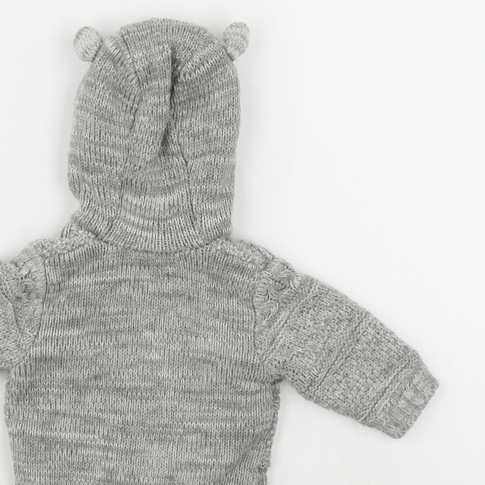 George Boys Grey   Jacket Coatigan Size 0-3 Months  - Winnie The Pooh