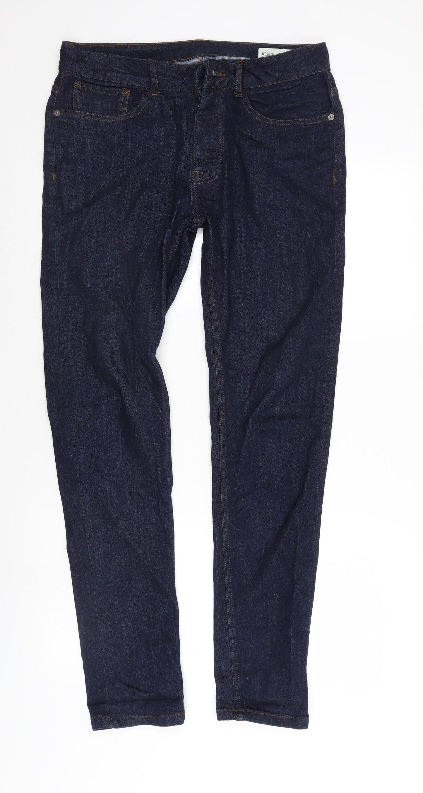 Denim & Co. Mens Blue  Denim Skinny Jeans Size 32 L32 in