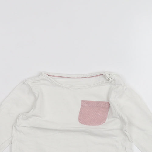 Matalan Baby White   Basic T-Shirt Size 9-12 Months