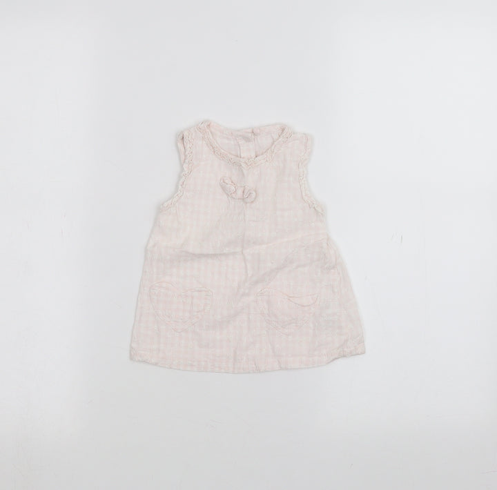 TU Baby Pink Basic T-Shirt Size 9-12 Months