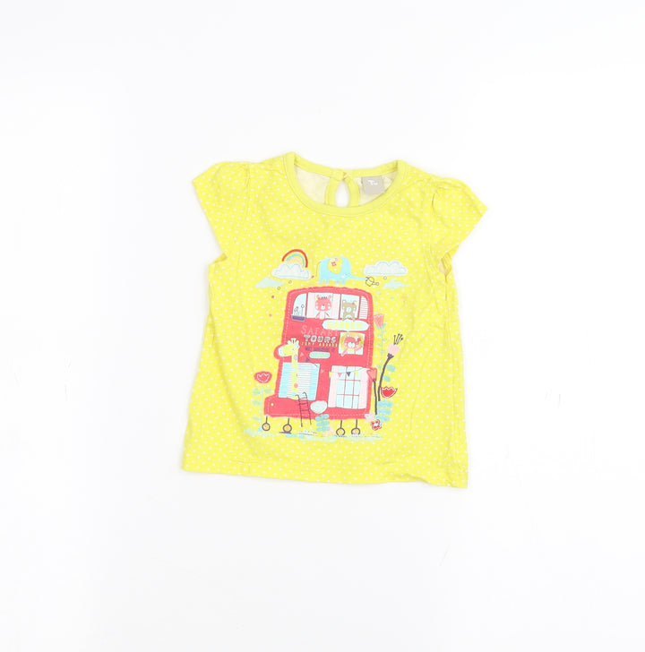 TU Baby Yellow   Basic T-Shirt Size 9-12 Months