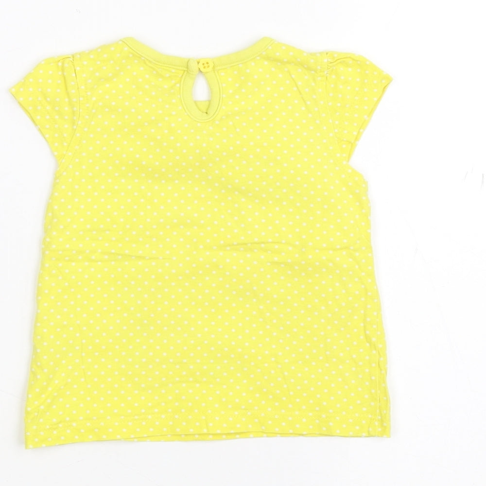 TU Baby Yellow   Basic T-Shirt Size 9-12 Months