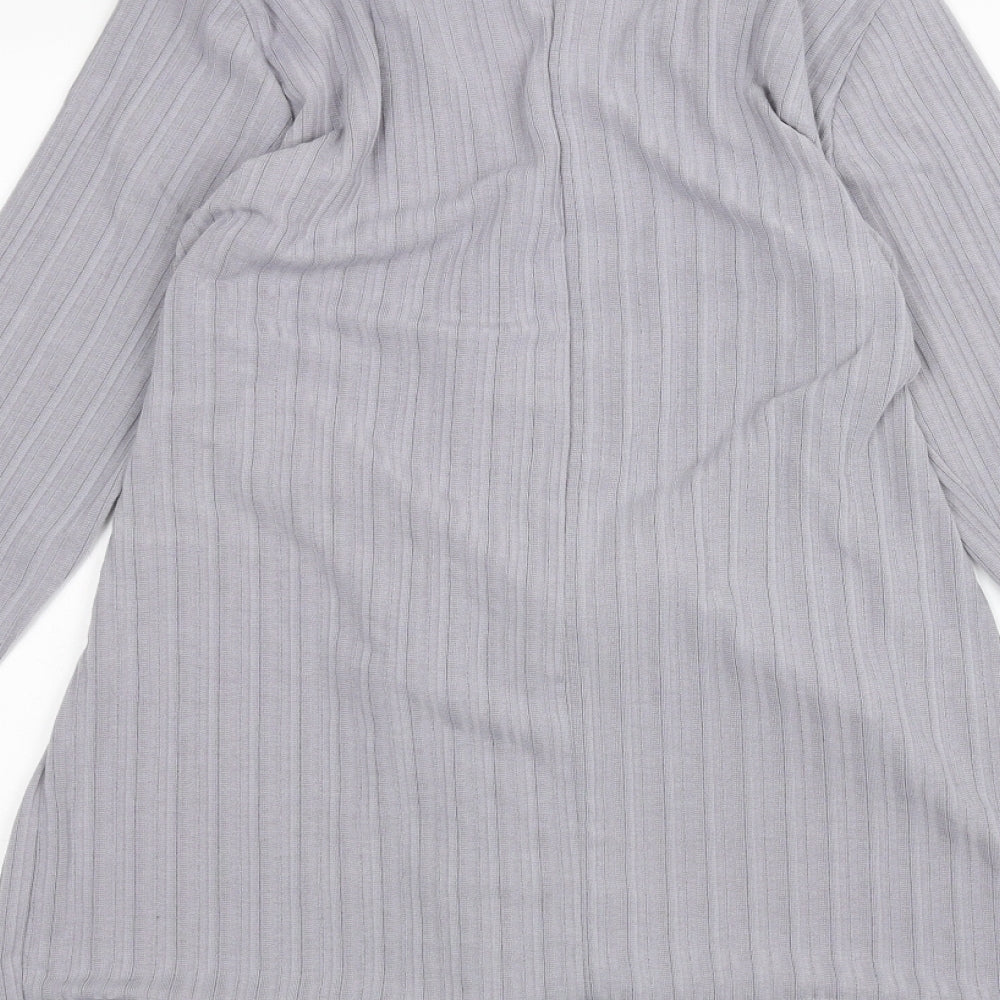 Boohoo Womens Grey   Cardigan Jumper Size 14