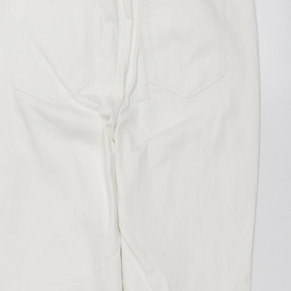 Jessica Simpson Womens White   Straight Jeans Size 18 L26 in