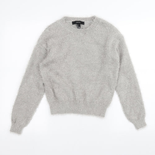 FOREVER 21 Womens Grey   Pullover Jumper Size S