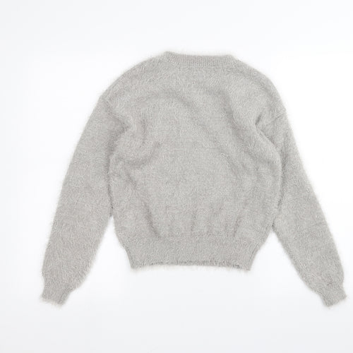 FOREVER 21 Womens Grey   Pullover Jumper Size S