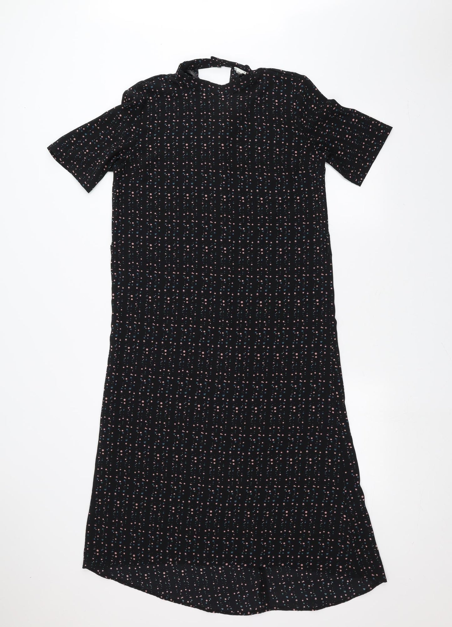 JDY Womens Black Polka Dot  A-Line  Size 6