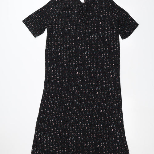 JDY Womens Black Polka Dot  A-Line  Size 6
