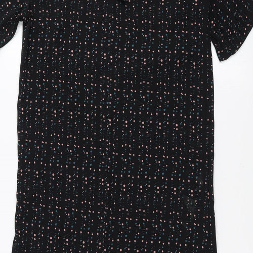 JDY Womens Black Polka Dot  A-Line  Size 6