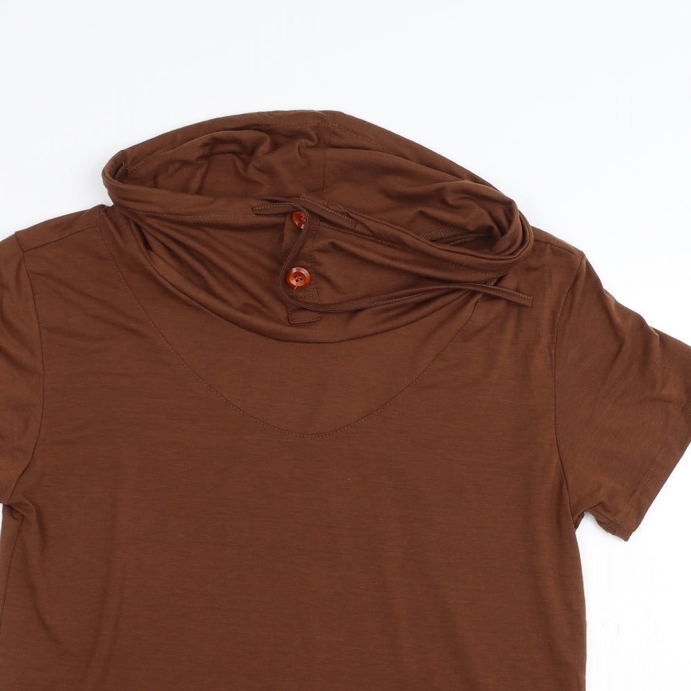 Preworn Mens Brown    T-Shirt Size 2XL