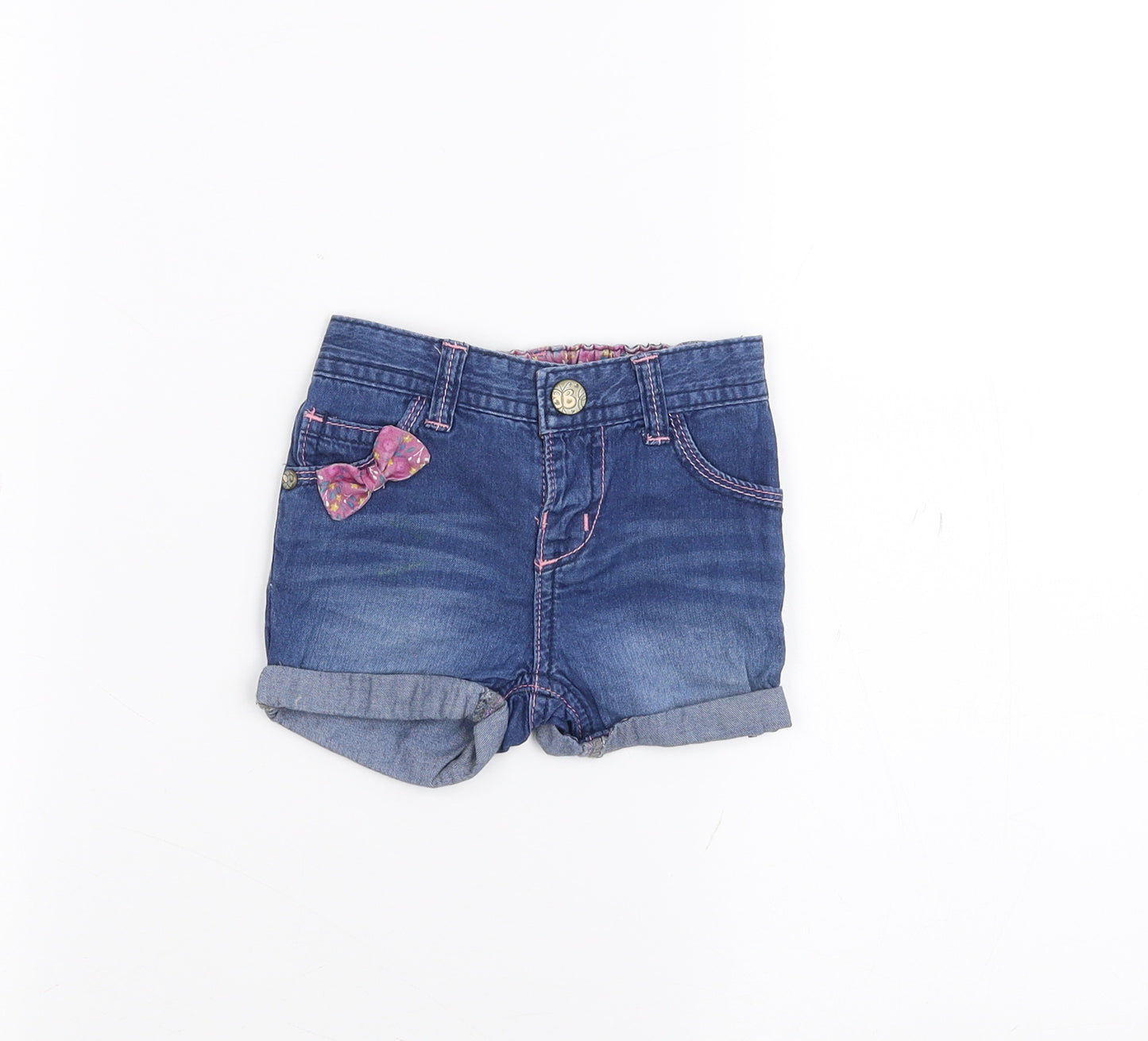 Mothercare Baby Blue   Cropped Jeans Size 6-9 Months