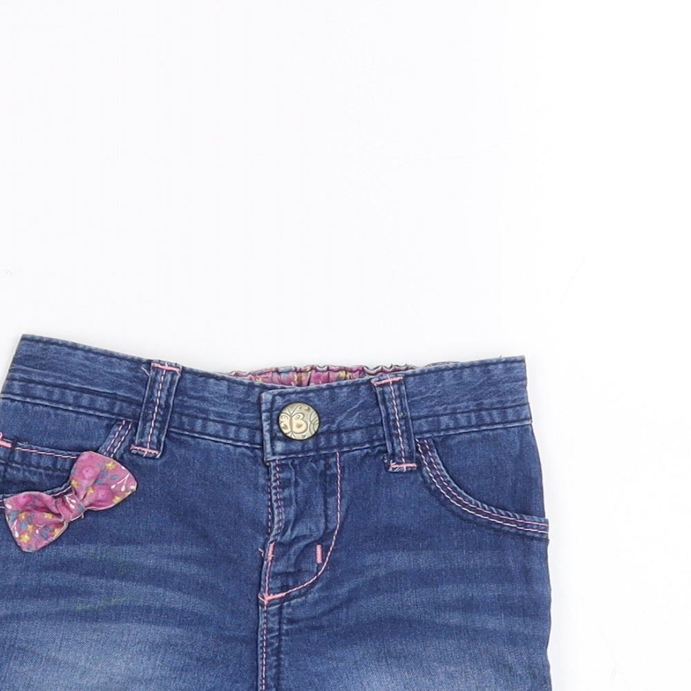 Mothercare Baby Blue   Cropped Jeans Size 6-9 Months