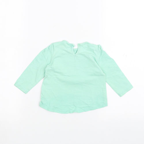 M&Co Baby Green   Basic T-Shirt Size 6-9 Months