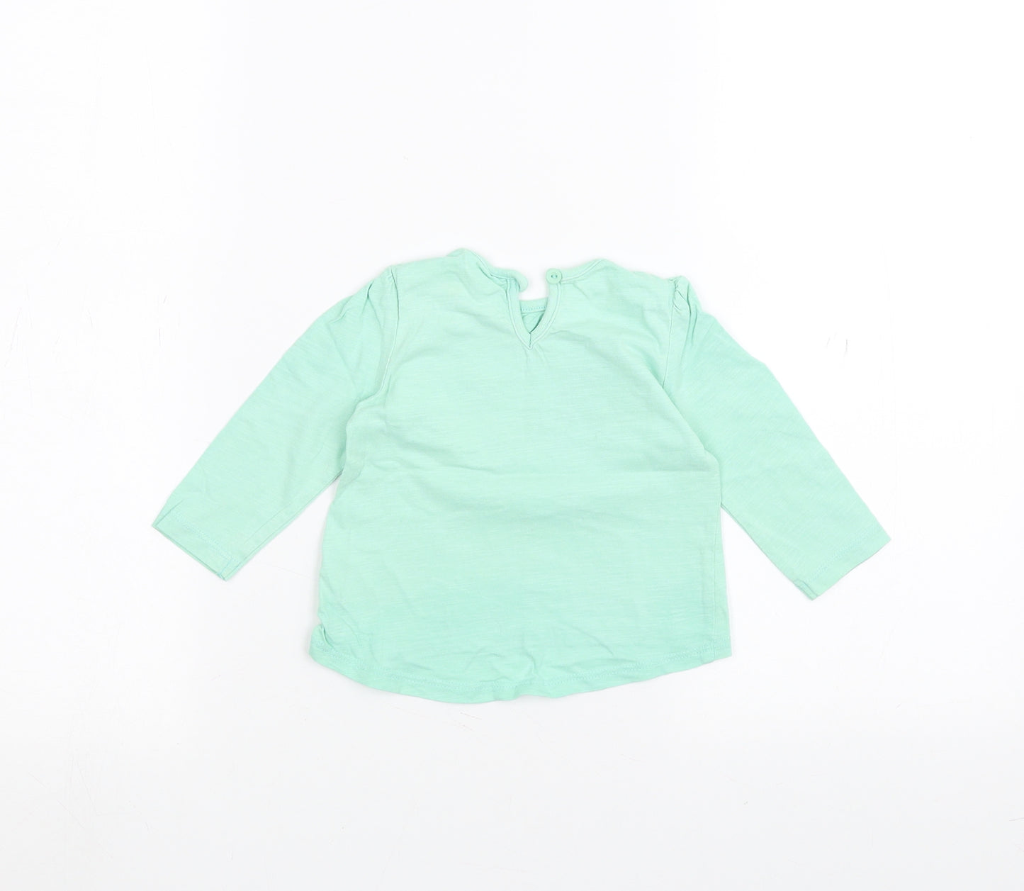 M&Co Baby Green   Basic T-Shirt Size 6-9 Months