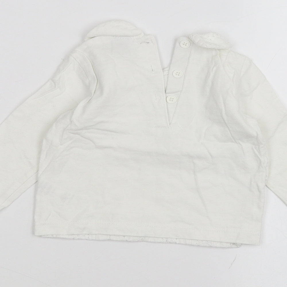 TU Baby White   Basic T-Shirt Size 6-9 Months