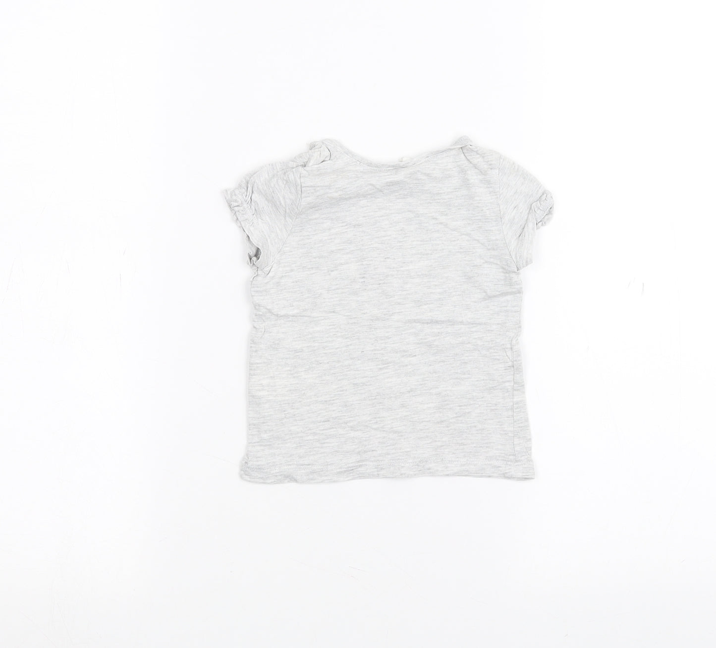 H&M Baby Grey   Basic T-Shirt Size 6-9 Months