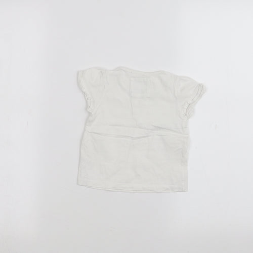TU Baby White   Basic T-Shirt Size 6-9 Months