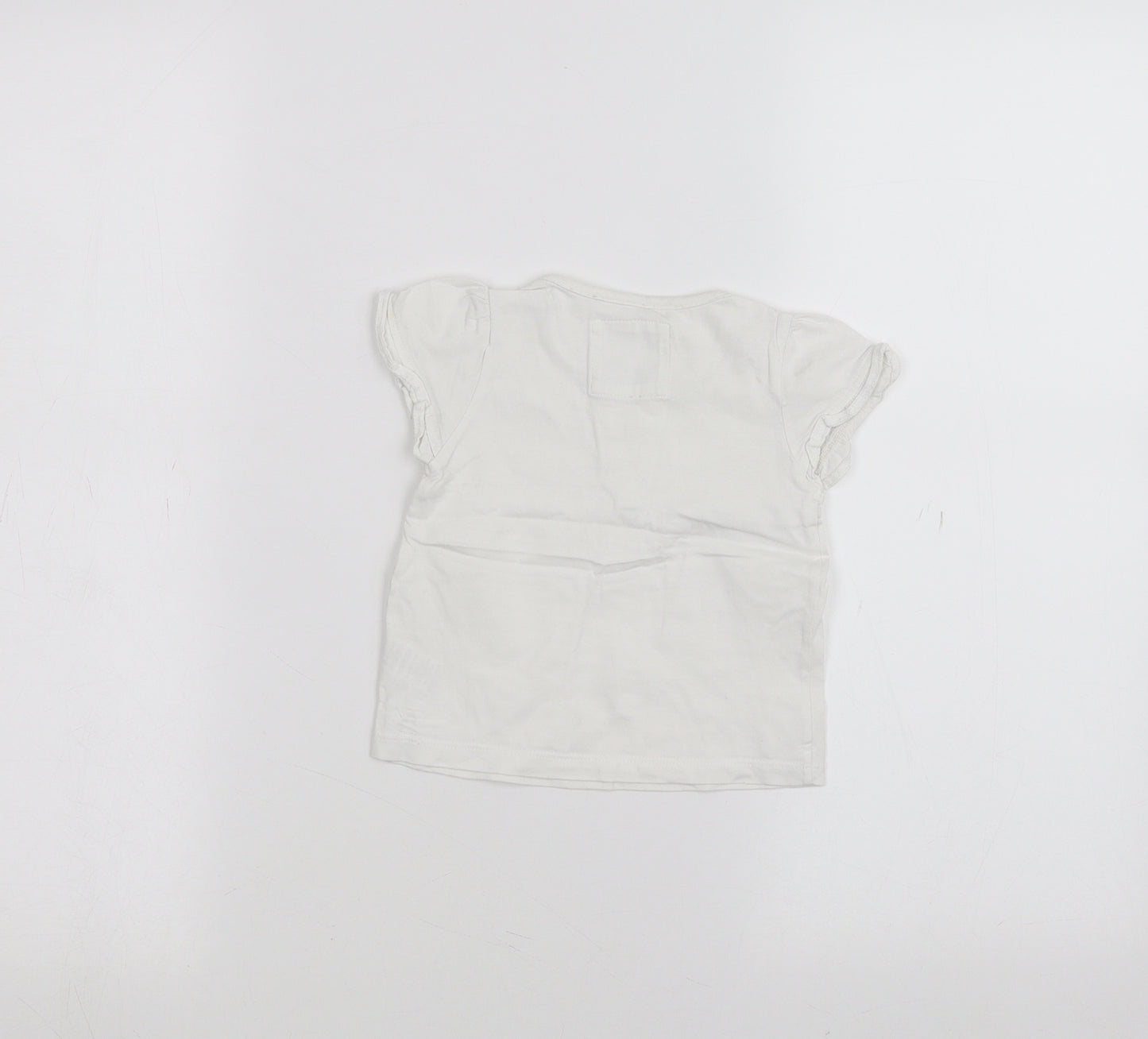 TU Baby White   Basic T-Shirt Size 6-9 Months